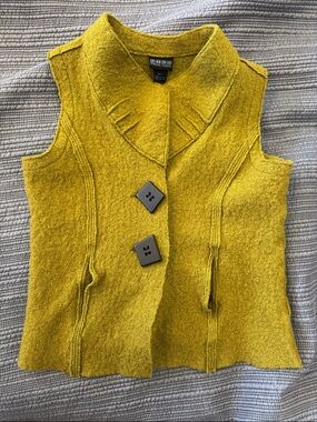 Nomadic Traders Golden Mustard Knit Vest